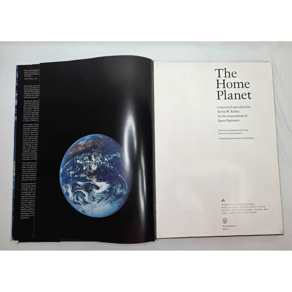 The Home Planet Kevin W. Kelley | 1988 Space Photography | Coffee Table Book - Picture 7 of 16
